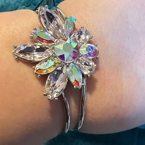 Paparazzi Silver Multicolor Crystal Bracelet